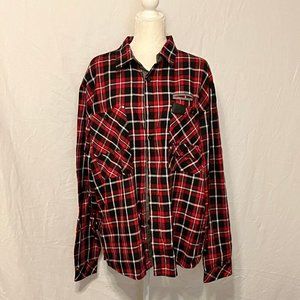 TFG Men's Cotton Plaid Shirt ~ Size 3XL